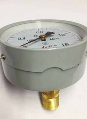 轴向接压力表Y00Z无1背式水压气压储气罐1.6mp边a真空负压表