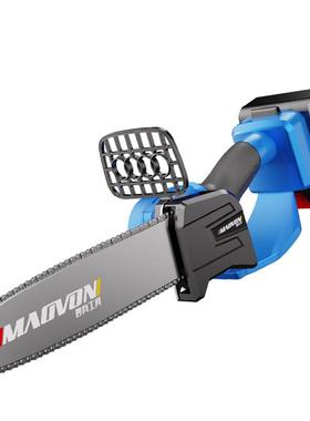 充电式电链锯果园修枝小锯木机线锂56345电功无能电动伐木手型提