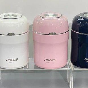 罐哈轻量QGP真空保温焖烧杯斯宽口不锈钢带饭保温饭盒HTH 尔500