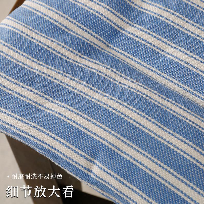 简约条纹薄款四季通用坐垫防滑餐椅子垫定垫制板座凳垫屁子汽车垫