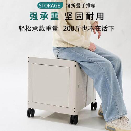 新款户外大便携侧折叠容量营手推车家用D665-L购物小拉车买菜开露
