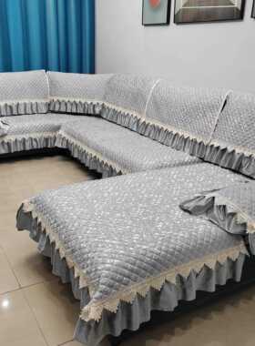 沙发垫装套u型发垫全套贵沙妃左右贵妃套CZR件套全沙发沙发垫新款