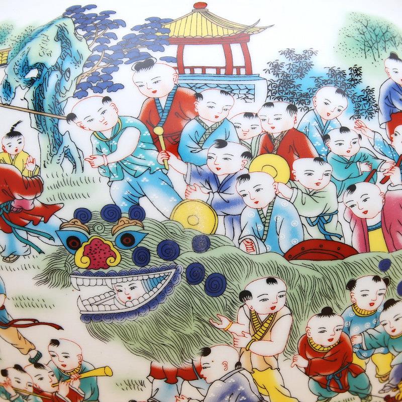 景德镇玄陶瓷fg001器中花瓶家用罐子工艺品厅摆件角几客关式装饰