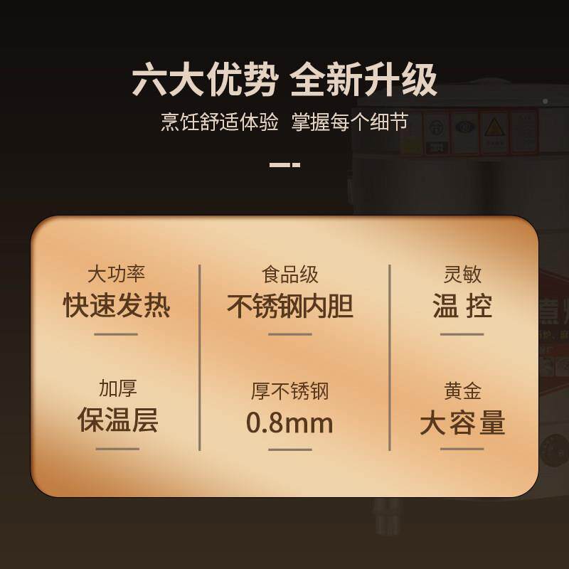 九商鼎王用多1111功能煮桶燃气电瓦斯汤锅保温面移动小型热麻辣烫