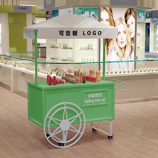 欧式创意展示促销台移售推货车铁艺花地架子摆摊促动销WYE车摊车