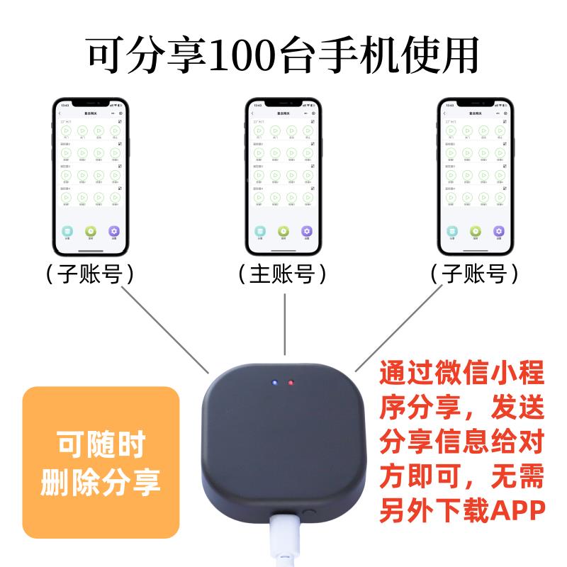 4程联网G卷帘门手机远控制器电动门车库伸门卷闸门缩门翻板门wifi