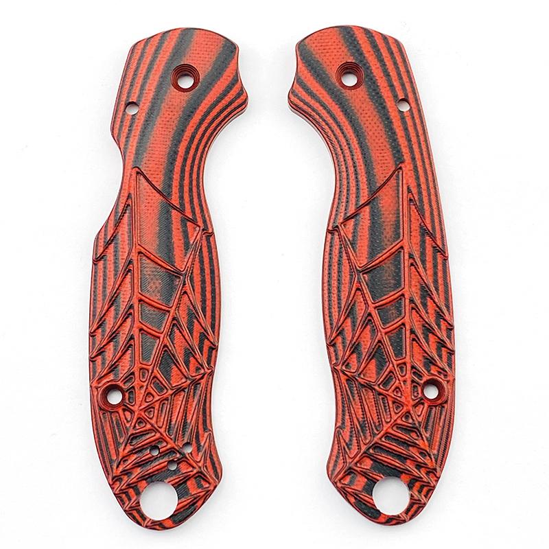 蜘蛛C223刀柄贴片蜘蛛G10复合材料 Spyderco Para 3 刀柄G10贴片