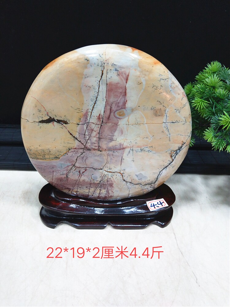 包邮精品国画石草花石原石博古架石头收藏青海玉观赏石摆件