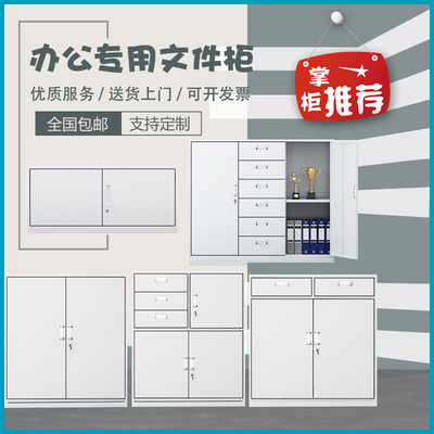浙江省嘉兴市办公文件柜铁皮柜矮柜多抽带锁柜资料柜档案柜储物柜