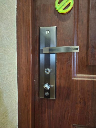 防盗门老式铁门木门锁把手手柄配件入户拉手门把手把手柄换锁面板