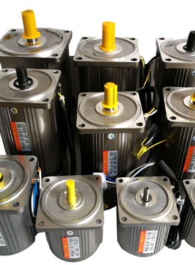 微交流调速光轴电机定速三相380V单相220V马达6W120W250W400W750V