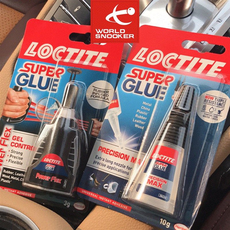 英国粘台球杆皮头专用世锦赛胶水奥沙利文快胶九球修理工具品配件