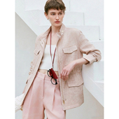 夹克26春法式 Sue.M 法国高端亚麻老钱风LP猎装 通勤收腰显瘦外套女