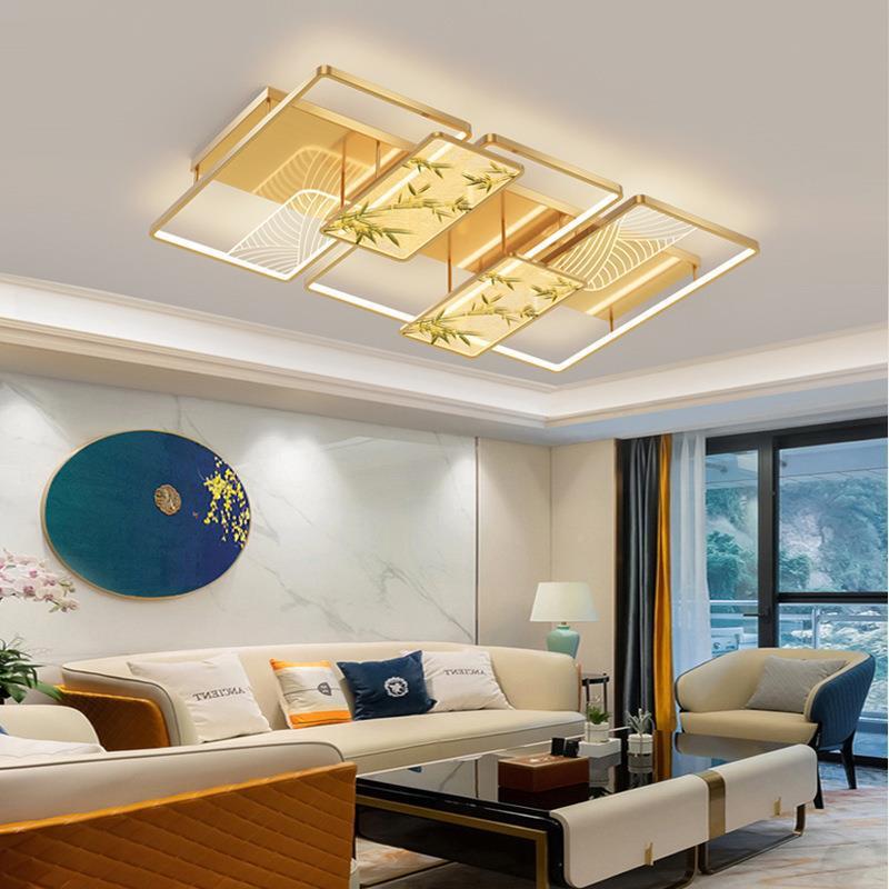 2气025年新上款现代简约SWC主卧室灯客厅吸顶灯长方形轻奢大led灯