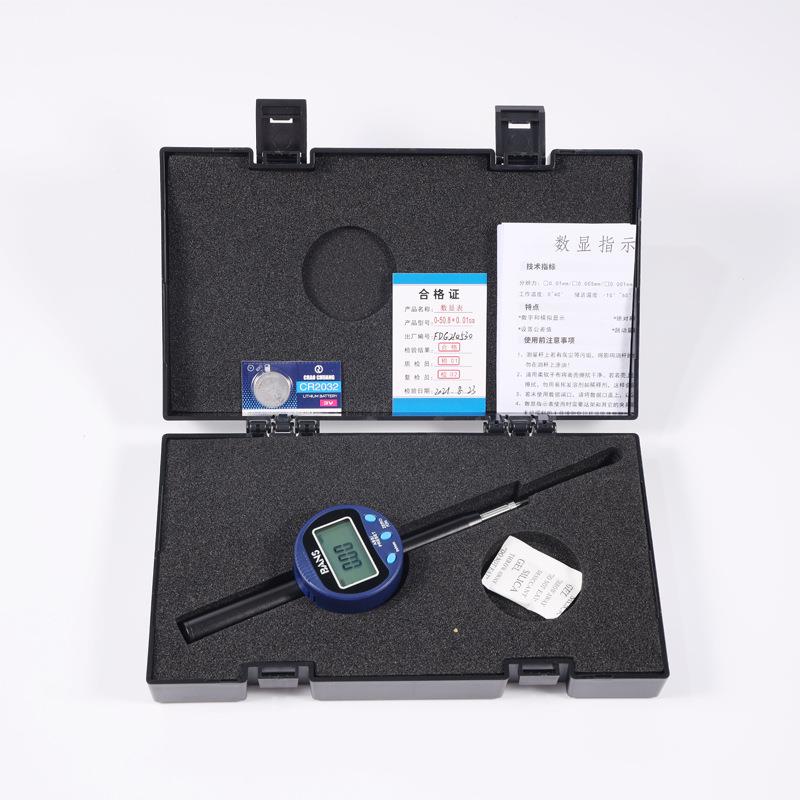 BANS2数显百表千分精表1.7度WSU0.001高度规0-25.4分/50/100mm测