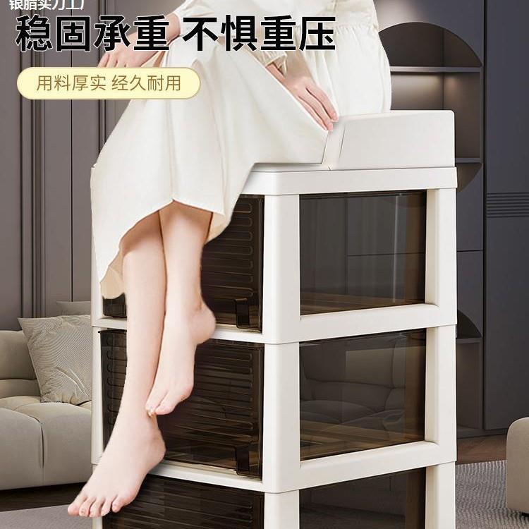 收纳柜抽屉式多塑加厚办公桌下可室移动文件置物料储物000床头柜
