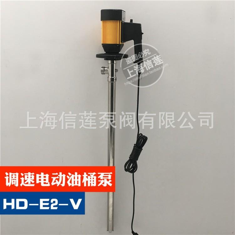 H不-锈钢电动抽液泵P-E2V+LSCSS桶304-1000工业化工插泵柴油油桶