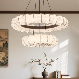 式 大厅主灯宋中代美学温馨茶室布 客新厅吊灯国中风设计39780师款