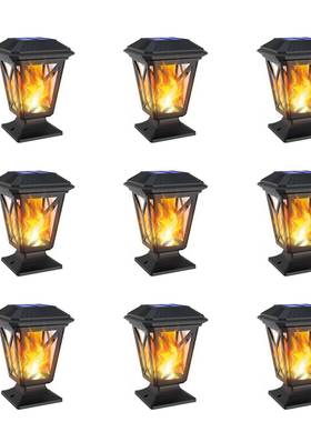 格太能灯户阳外庭院灯38LED花复园花草坪插地YY-91002灯户外古柱