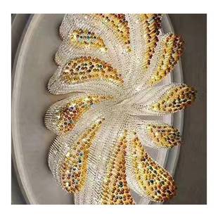 吊灯售灯顶楼部大厅灯宴会非标工程酒店ZY 20201大堂晶水晶沙盘吸