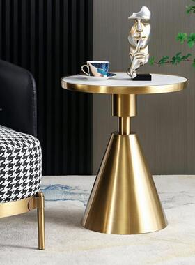 8厅VLLT现代约客小户型不简锈钢酒店茶阳台几轻奢家用圆桌沙发边