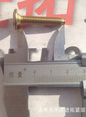 进拓具配件丝倒边内六角QRH6M×30尖家尾盘头螺螺钉镀彩锌