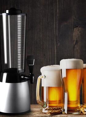 西餐厅酒炮MDZ果汁分汁器德国酒机吧台柱大号啤酒瓶5塔冰量酒泡L