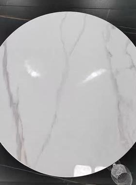 岩板面桌6369面转盘桌旋台面家用大理石旋转盘大圆盘现代简约轻转