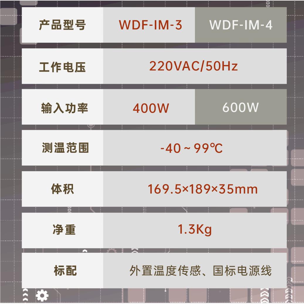 W热DF-IM-3TEY风扇能式PTC加热器智温控加热器凝机柜加除湿防露