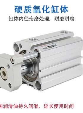 三轴12型气缸16TACQ20薄/25/32/40/50/630/80/100X5X1530*7X5NPP-