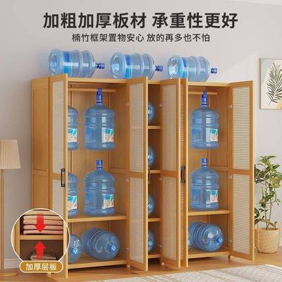 柜家用卧室出租经房小CCR用简易组装济型楠竹儿童衣户型收纳柜子