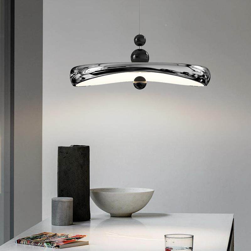 全光碟谱厅吊灯饭厅吧台394护眼中古法式餐奶油风飞灯灯餐桌灯中,家装灯饰光源,智能吊灯,淘宝优惠券,粉丝福利购,淘宝优惠卷