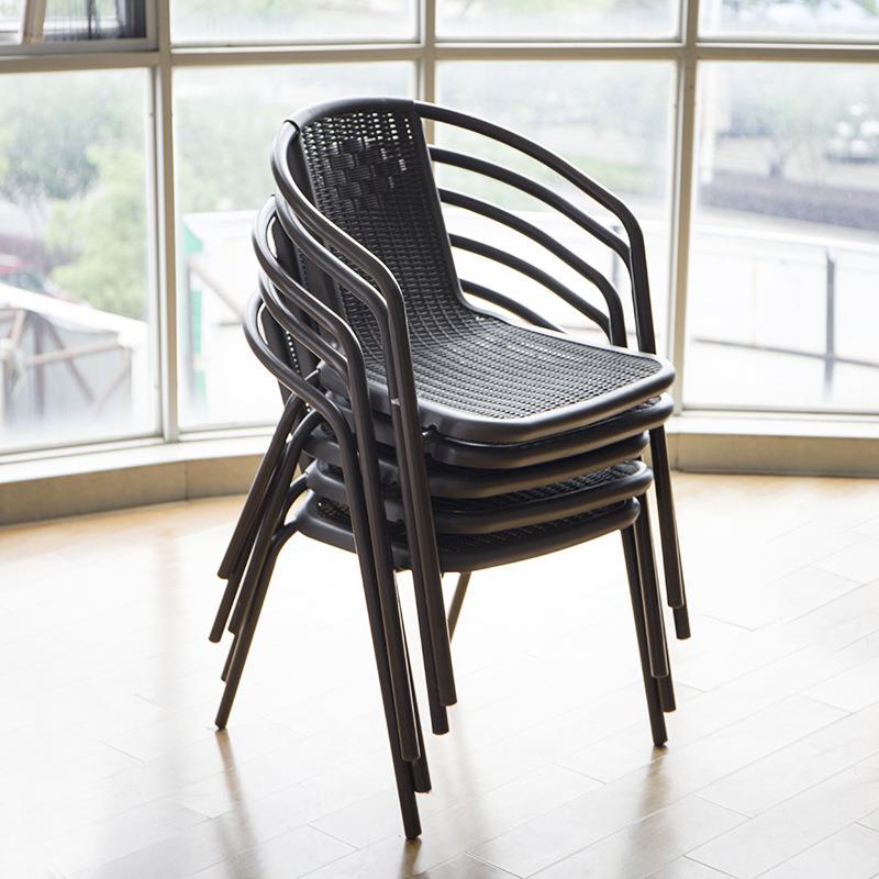 室露院天藤椅三件套桌椅组户XMM合外家具编藤休闲椅子阳台庭5件外