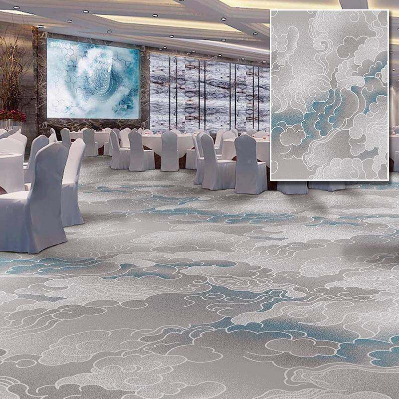 开利SAND地毯蓝色多瑙河系列现楼代简约流线条商用店酒写字会室地