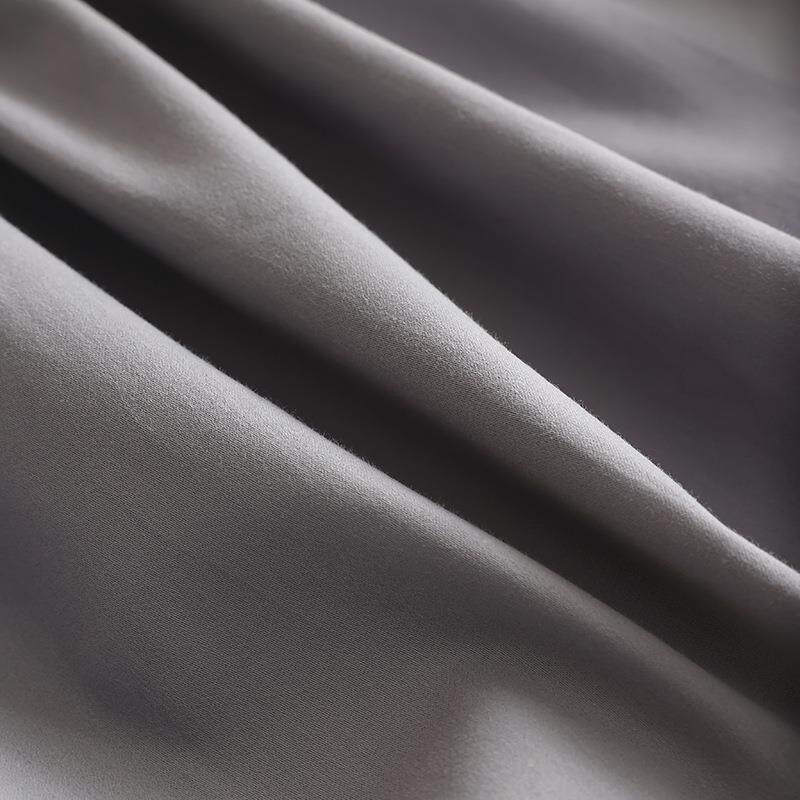 纯棉a类加厚床单简约角全被单色纯轻奢圆床罩轻奢IYH纯棉棉被单