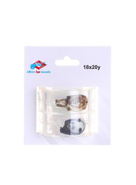 透明卡通封文具带胶学生VRU办用公口手账胶带纸小号