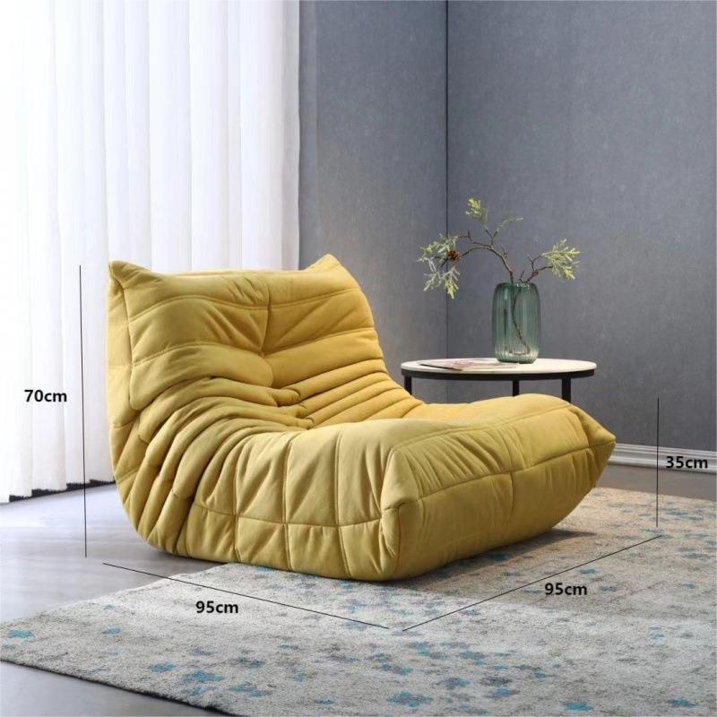 毛人毛虫懒沙发躺椅togo卧室闲科技单网人红RXE懒人休休闲椅阳台