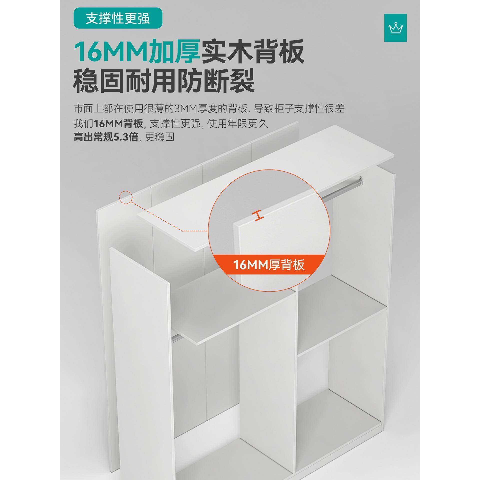 实木衣柜卧室家收柜子经济用出房用2025BVG新款爆款儿童租纳大衣
