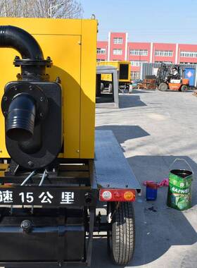 式10寸水泵组自吸BFW泵水机组500立方移动拖车柴油机泵机水泵机组
