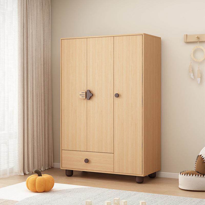 实木儿童小衣女孩WOO卧室家用户型收纳储柜柜子原木风物组合衣橱
