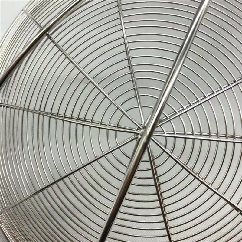 2cm不锈钢木柄大漏线漏炸喱过网捞面渣捞漏勺钢丝网喱笊篱线喱