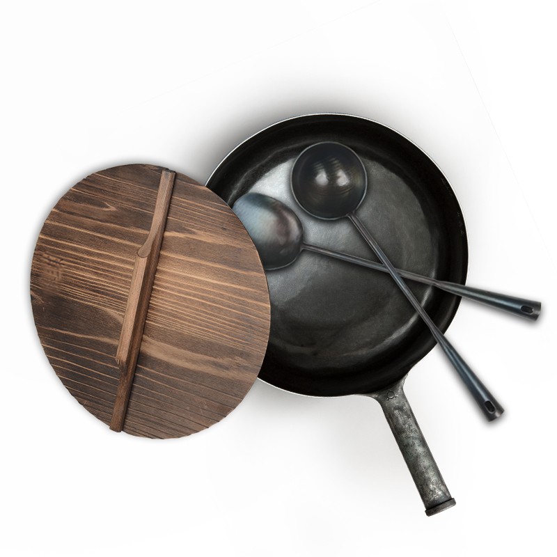 臻三环章丘铁锅三环级冯师傅手工锻打铁锅不粘锅老式手工铁锅炒锅