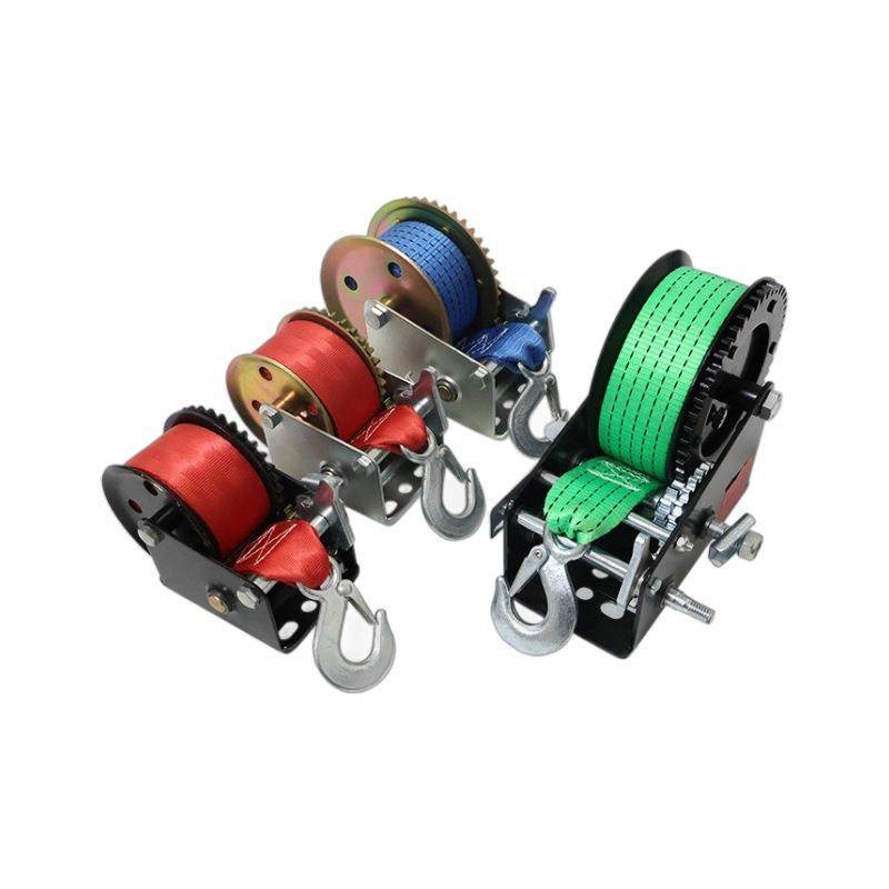 工厂现货重型彩色织带快速专用手动绞盘小型手摇船用卷扬机,汽车零部件/养护/美容/维保,汽车越野绞盘,淘宝优惠券,粉丝福利购,淘宝优惠卷
