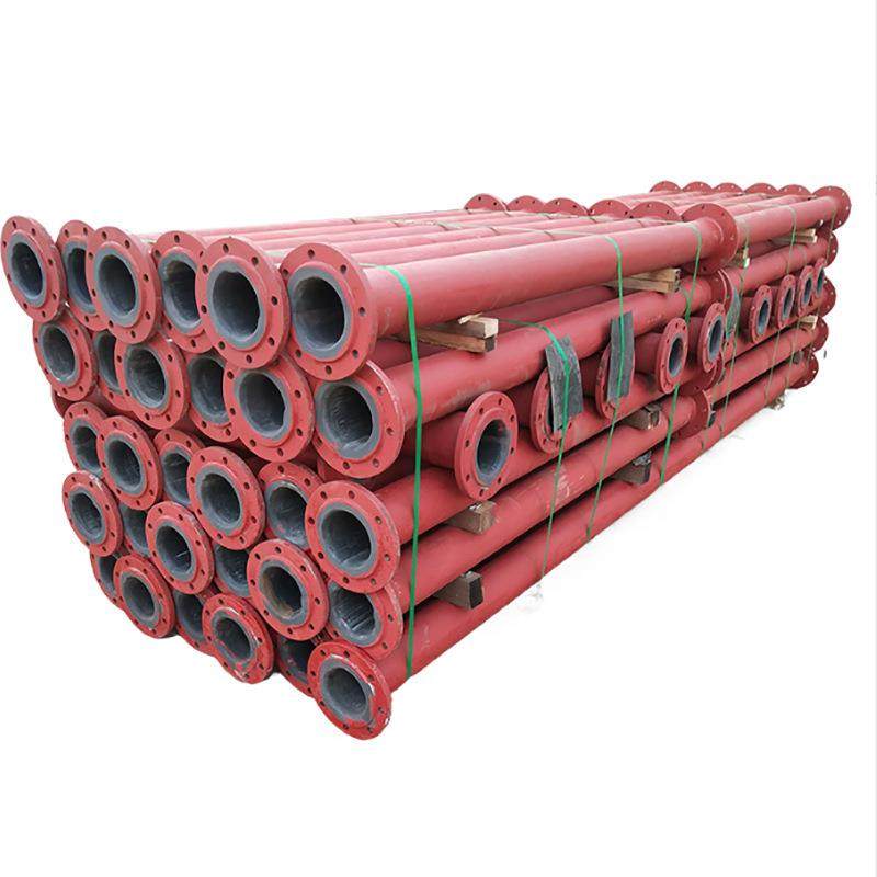 加工钢塑复合衬塑管化工石油电子适用脱硫衬胶管件大口径衬胶管道