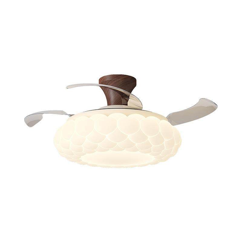 中古风卧室风扇灯2025新款奶油风隐形吊扇变频静音客厅餐厅电扇灯,家装灯饰光源,风扇灯,淘宝优惠券,粉丝福利购,淘宝优惠卷