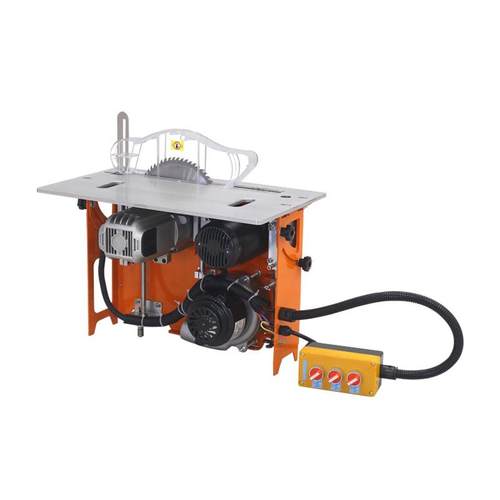 北宸光轴升降无尘子母锯一体机专用木工推台锯小型工作台折叠锯台