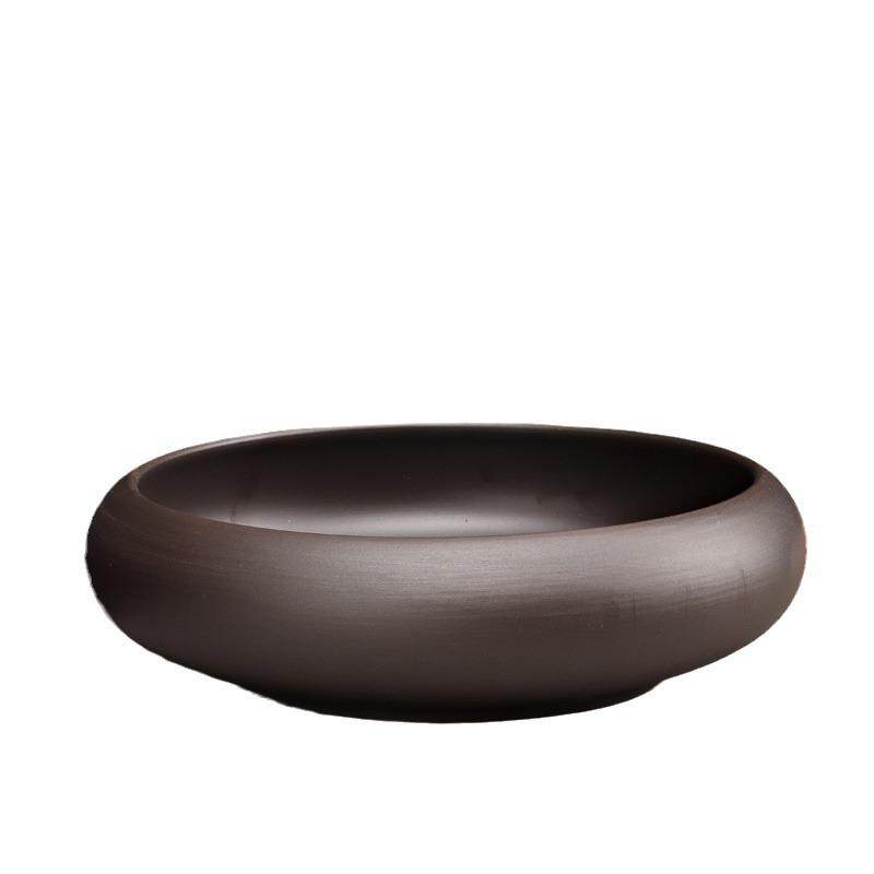 大号水仙花盆陶瓷无孔大口径器皿水培一叶莲碗莲铜钱草盆专用容器