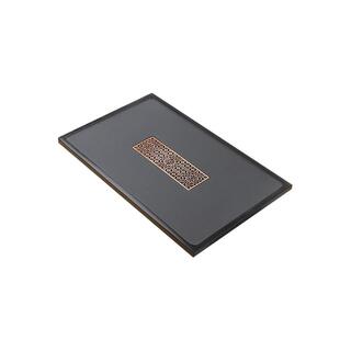 天然乌金石茶盘茶台茶桌配件内嵌入式家用整块石材盖板茶台漏水