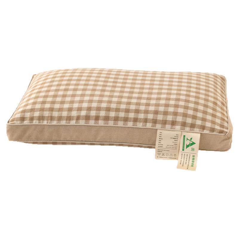 荞麦壳枕头家用成人男女单人护颈椎枕芯助睡眠专用小整头一对,床上用品,枕头/枕芯,淘宝优惠券,粉丝福利购,淘宝优惠卷