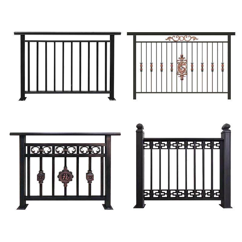 阳台护栏别墅室外户顶露台防护楼栏锌钢铝合金栏杆窗防坠栏杆